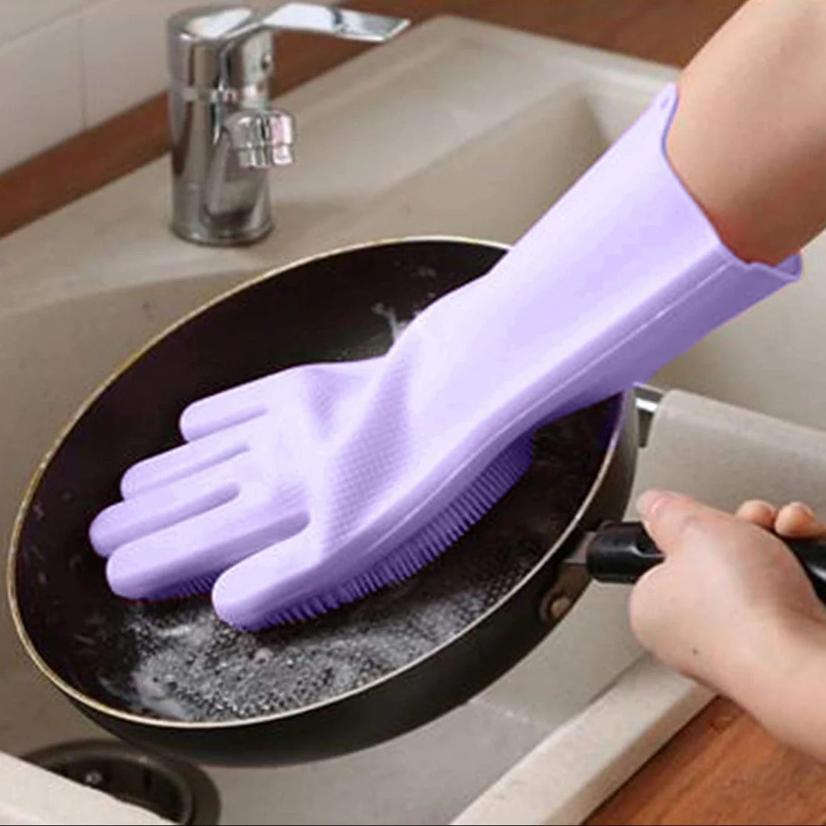 Silicone Dish Washing Gloves