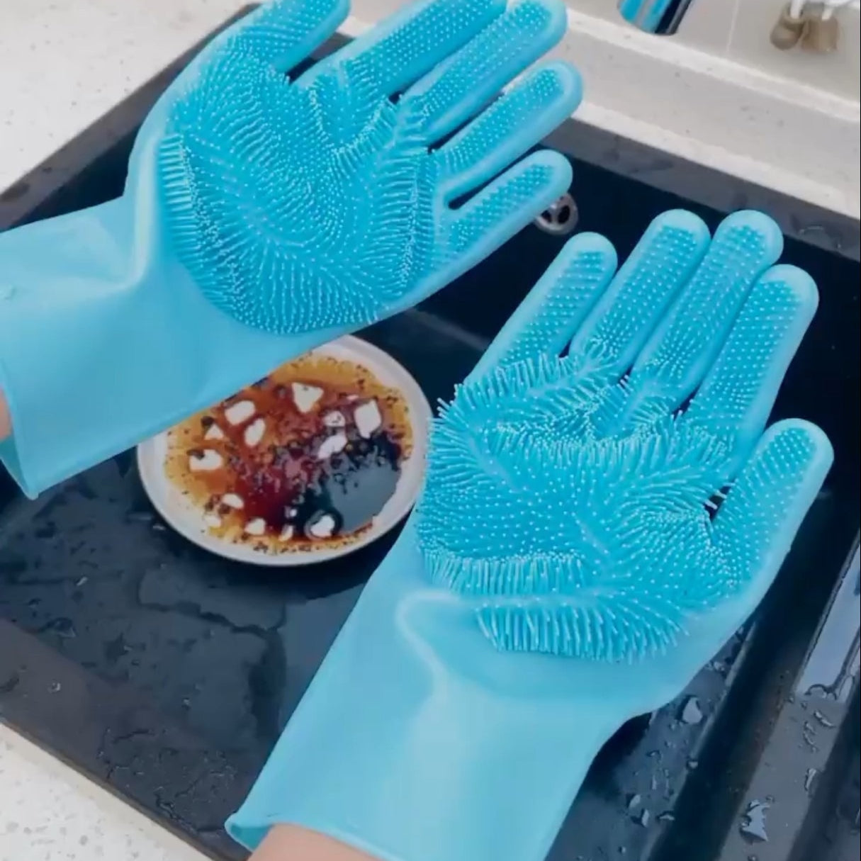 Silicone Dish Washing Gloves